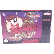 Taz-Mania Super Nintendo Snes Authentic
