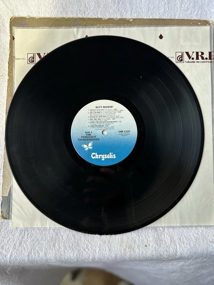 The Fabulous Thunderbirds - Butt Rockin' - Vinyl LP Album VG NM tested - Image 3 of 4