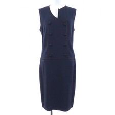 Chanel Dress Navy Size 38 Chest 16.1 in Length 38.0 in Vintage P18830V10849