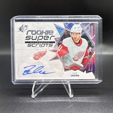 Upper Deck SPx Rookie Autograph Filip Zadina #RSS-FZ Red Wings 2019-20