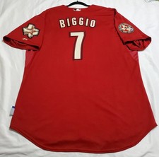 MAJESTIC AUTHENTIC 52 2XL, HOUSTON ASTROS CRAIG BIGGIO COOL BASE ON FIELD Jersey