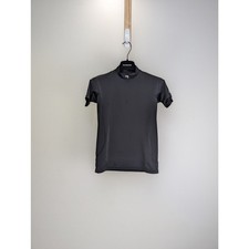 Balenciaga Top Short Sleeve Fitted Top T-Shirt in Black BNWT Large
