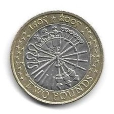 [2123] 2005 UK Gunpowder Plot £2 Two Pound Bi-metallic Coin KM#1052