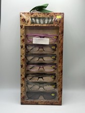 Precision Eyewear 2.00 Premium Reading Glasses 7 Pair Brown Box