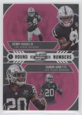 2020 Panini Contenders Optic Pink Prizm /75 Damon Arnette Henry Ruggs III 1u6