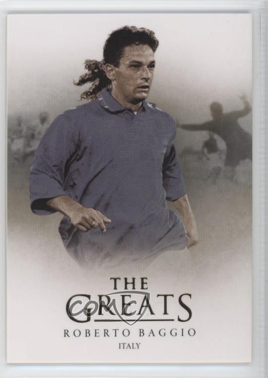 Roberto Baggio #102 Soccer Cards 2021 Futera Unique World trading card — raw and PSA graded price guide