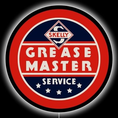 Skelly Oil Co Grease Master Service NEW LED Hanging Lighted Sign: 36 ...