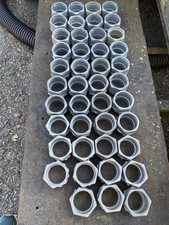 Zinc Compression Connectors - EMT Conduit, 2" 43 Each NOS, Complete