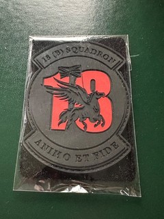 Royal Air Force RAF 18(B) Sqn Squadron Chinook Crest Patch PVC Hook&Loop