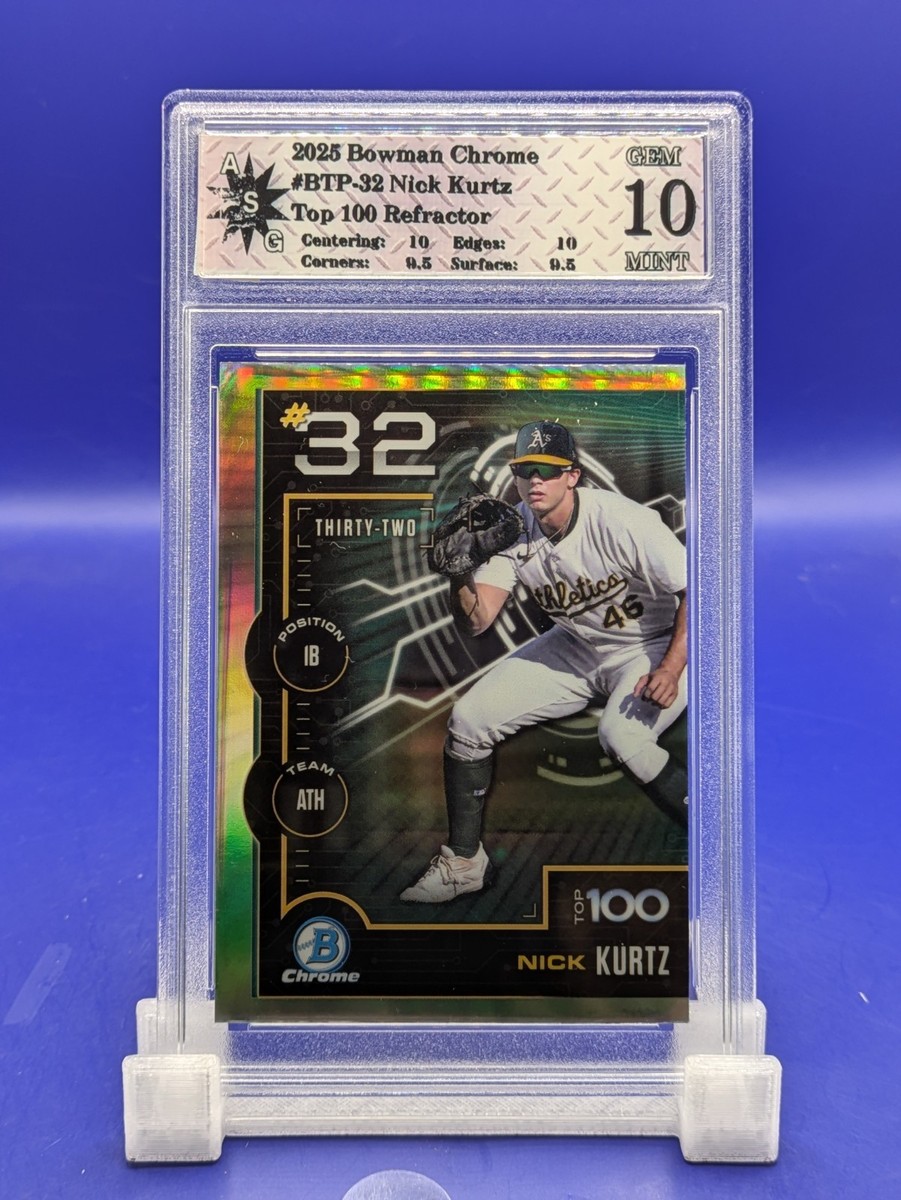 2025 Bowman - Bowman Scouts Top 100 Chrome Nick Kurtz #BTP