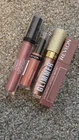 LOT OF 4:Revlon Super Lustrous Glimmer Gloss#004 Happy Hour ,3 Color Stay*NEW*