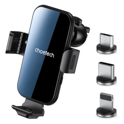 Auto Qi Ladegerät Wireless Charger Handyhalter Halterung Schnellladung Choetech