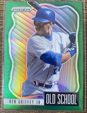 2021 Panini Prizm Old School Green Prizm Ken Griffey Jr #OS-2 HOF 