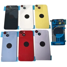 Back Glass Replacement Big Hole Logo Rear Cover For iPhone 14 15Pro Max Plus Lot
