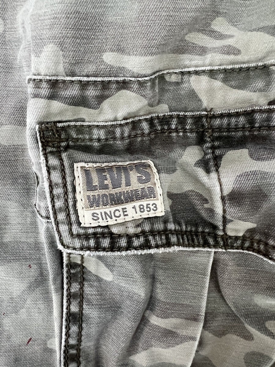 パンツ Levis Loose straight cargo camo Levi's® Camouflage Print Straight Leg Cargo Pants | Dillard's