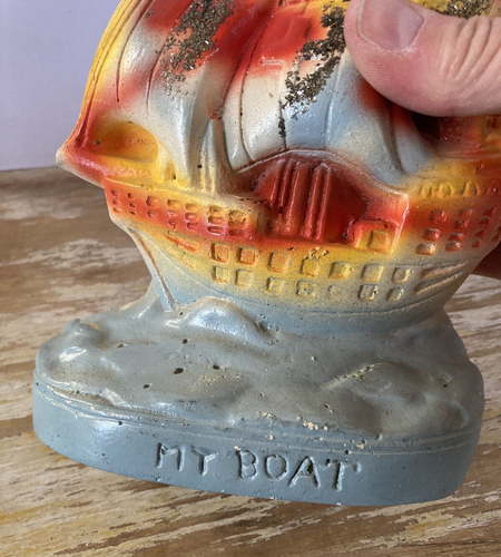 De colección clipper barco galeón premio carnaval tiza figura estatua brillo - Imagen 6 de 7