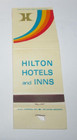 Matches Matchbook Cover Hilton Hotels and Inns Rainbow Road Logo "H" — photo 2