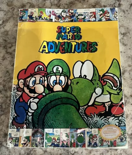 SUPER MARIO ADVENTURES - SOFTCOVER – 1993 ORIGINAL PRINT