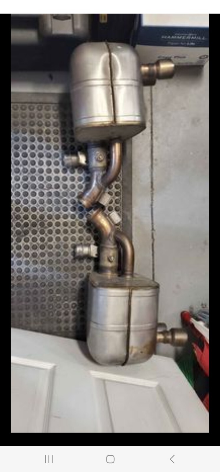 2015 - 2018 Ferrari California T Rear LH & RH Exhaust Muffler Silencer