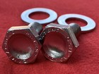 <!--F#f_0-->Vintage Campagnolo #748/749 Fixing Screw and Washer Pair Chrome Crank Arm Bolts<!--F/-->