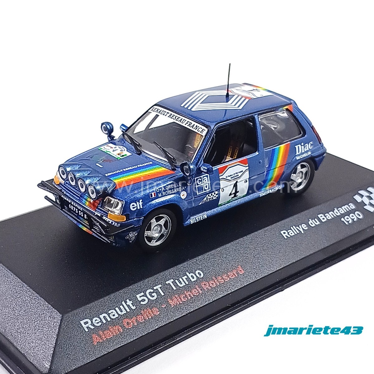 RENAULT SUPER 5 gt turbo - Alain Oreille - ech.1/43 EUR 22,00 - FR