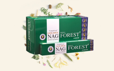 Räucherstäbchen Golden Nag Forest  - 15g Incense Stick