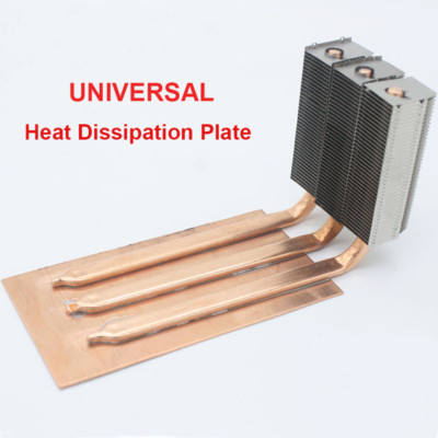 For RTX30 Series UNIVERSAL Ultra Thin Copper Backplate Cooler Heat Sink Pipe