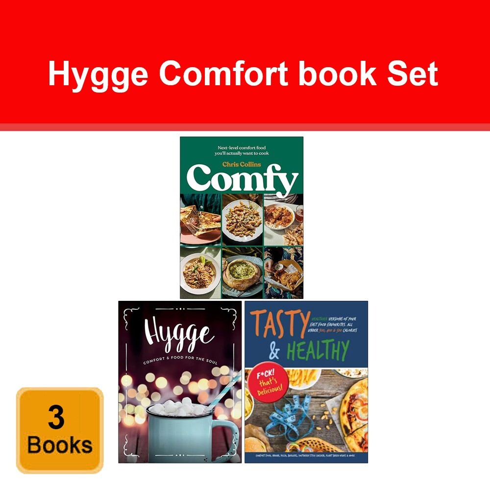 Comfy Next-level comfort food, Hygge, Tasty & Healthy 3 Books Collection Set
