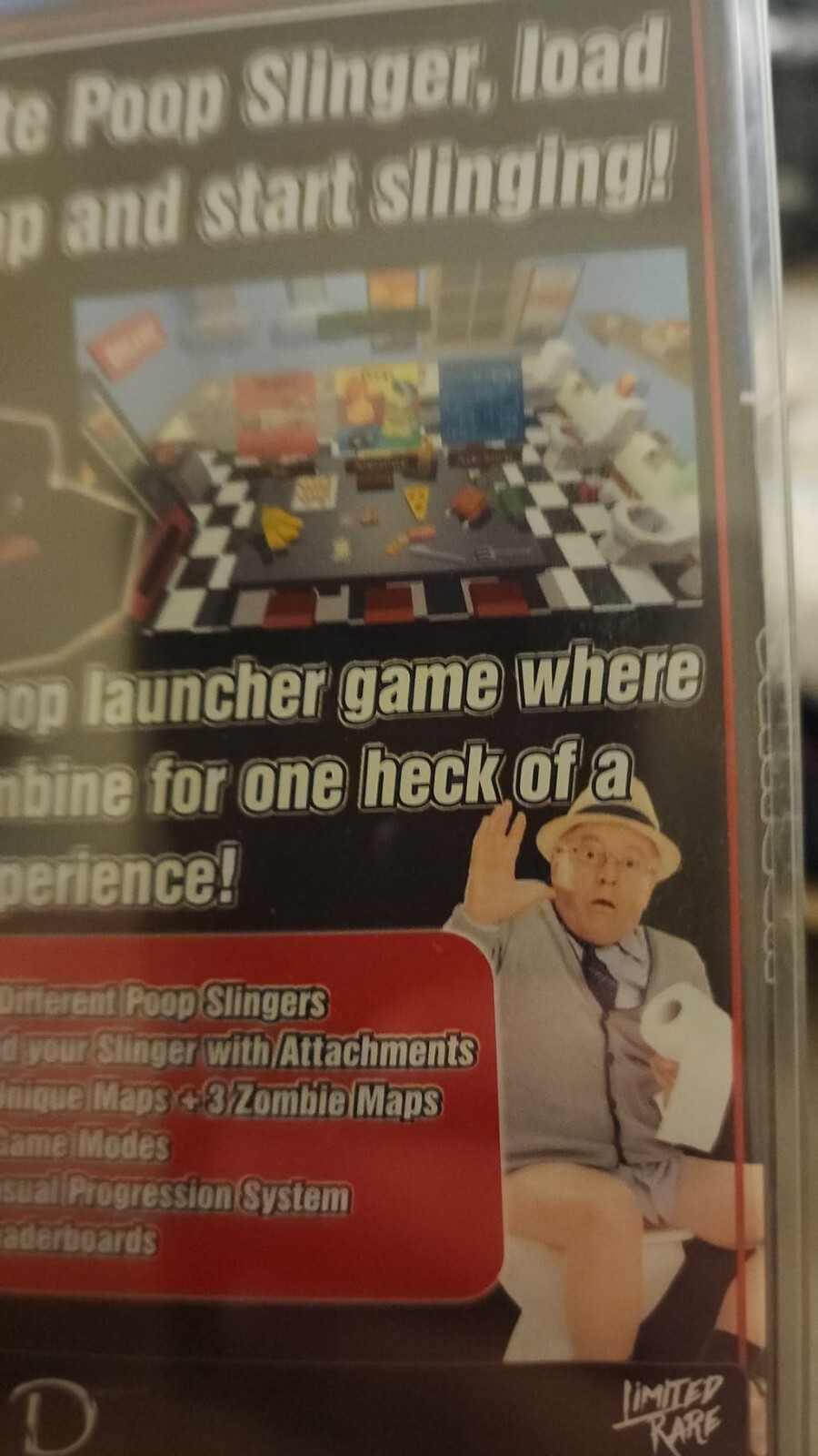 Poop Slinger from Limited Rare Games (PS4, 2019) Open Only 84