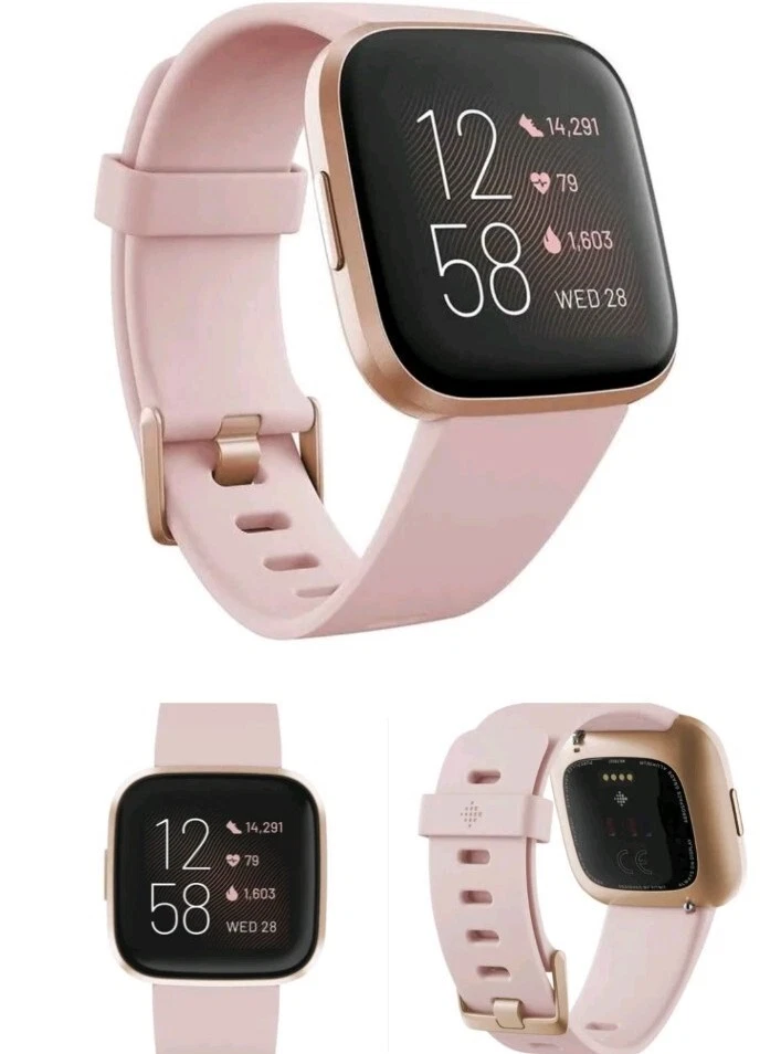 Fitbit versa rose gold best price sale