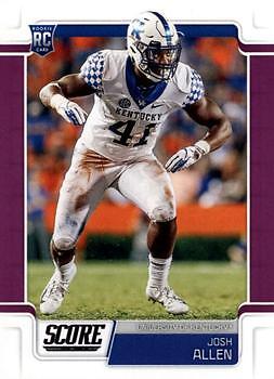 2019 Score #364 Josh Allen Purple NM