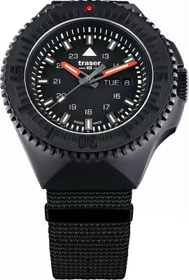 Traser P69 Black Stealth Black Mens Quartz Watch 109854