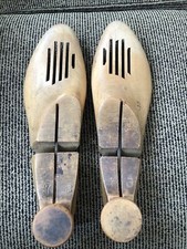 VINTAGE Wooden Shoe Trees Wood Form Shapers Stretchers 73 antique