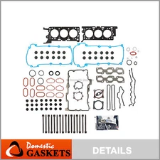 Full Gasket Set with Head Bolts Fits 03-07 Jaguar S-Type V6 3.0L DOHC 24v