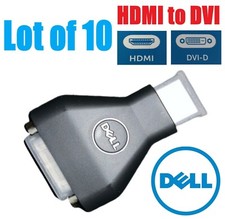 LOT 10 NEW Dell HDMI Male to DVI-D Female Single Link Adapter 1920x1200 KGR30