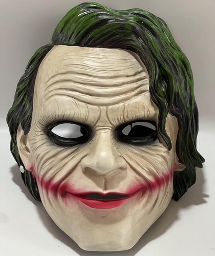 The Dark Knight Batman Joker PVC Mask 1/1 Wearable Cospaly Halloween Party New - Afbeelding 1 van 7