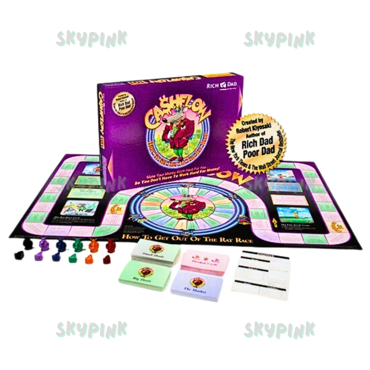 Rich Dad Poor Dad CASHFLOW101 English CASHFLOW Board Game – Rich