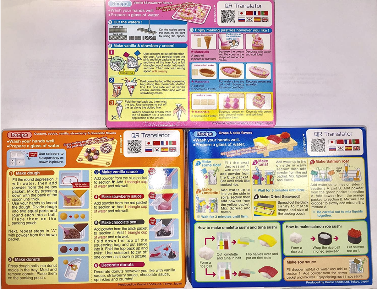 Popin' Cookin' DIY Candy Kit (3 Pack Variety) - Tanoshii Cakes