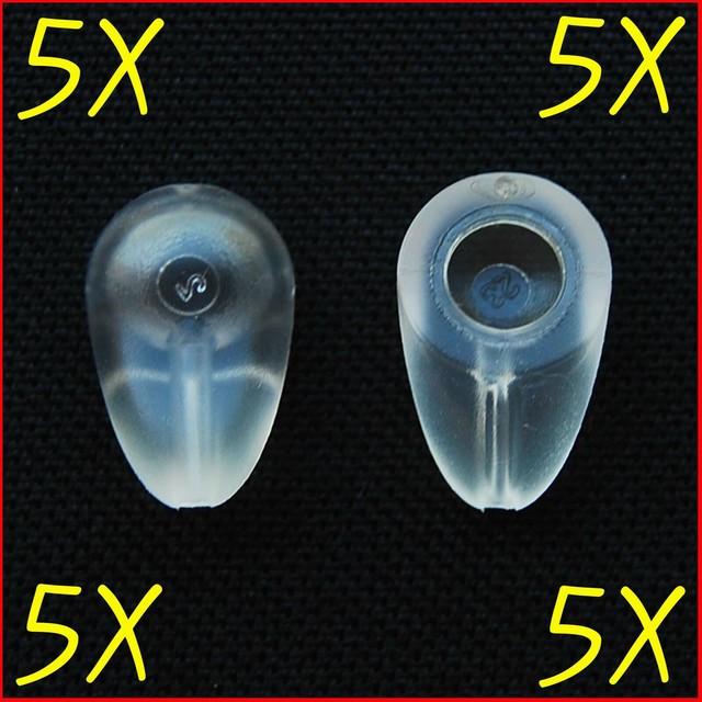 5 X 2 EARGELS NEW ORIGINAL GENUINE OEM JABRA HEADSET EAR BUD GEL GELS