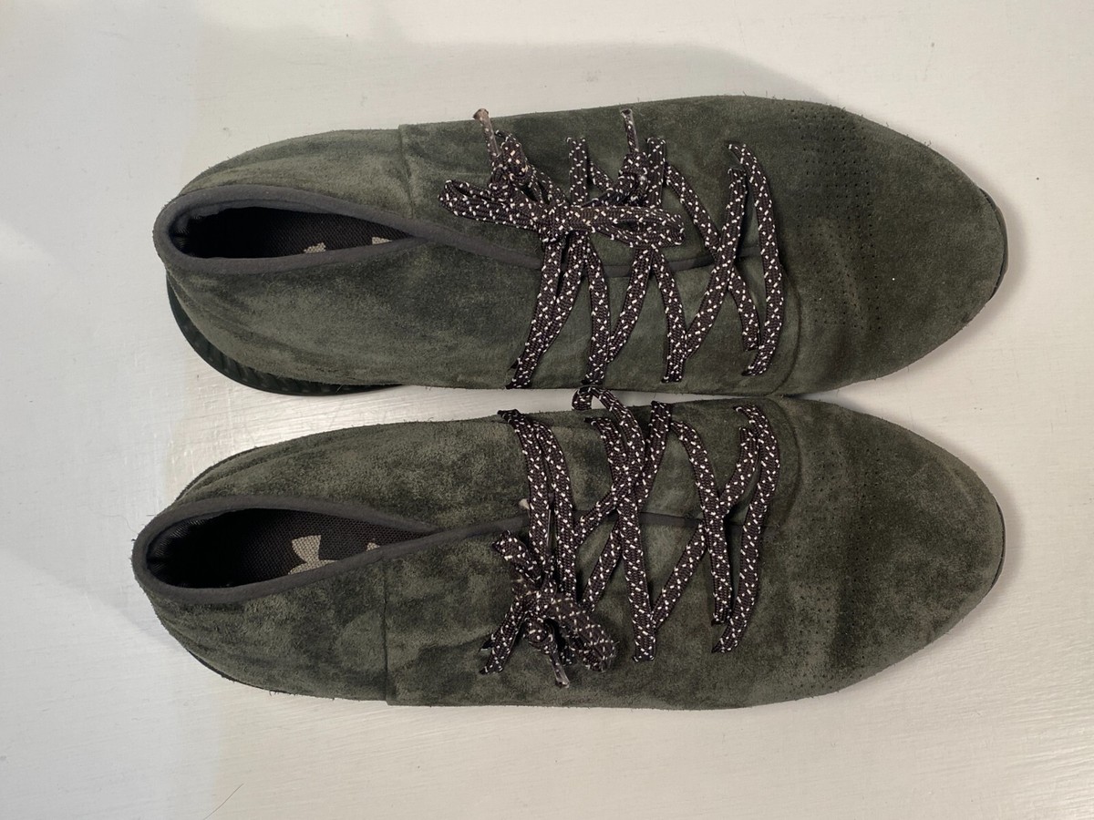 Under Armour Veloce Mid Chukka Sneakers Olive Green Men\'s Size 14 Under Armour Mens VELOCE Mid Suede Lace Casual Shoes 1296614  main image 3