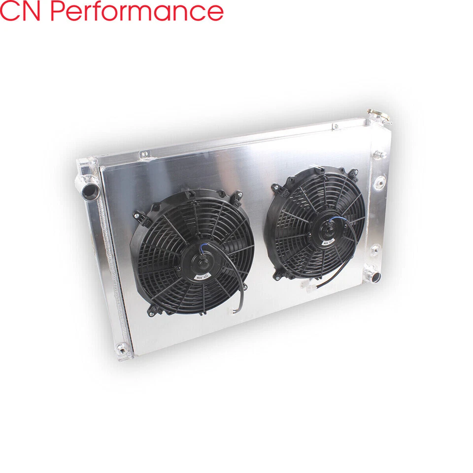 Ventilador de cubierta de radiador de 3 filas para camioneta Chevy C/K C10 C20 C30 K10 K20 K30 1973-1987 Foto 2 de 4