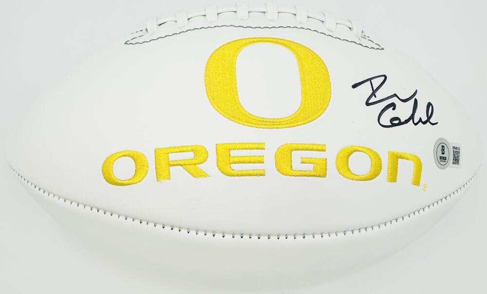 DILLON GABRIEL Autographed Signed Oregon Ducks LOGO FOOTBALL OKLAHOMA BAS 123 