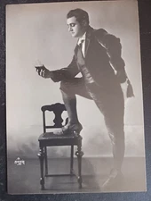 vtg postcard Beniamino Gigli as Turiddu in Cavalleria Rusticana opera unposted