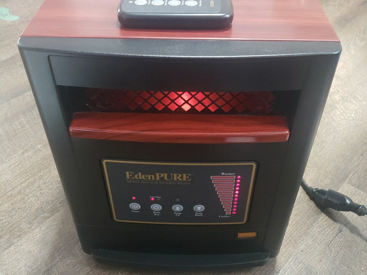 EdenPURE quartz infared portable electric heater. Model#A4428. With remote  | eBay