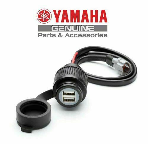 Genuine Yamaha 12V Twin USB Power Socket MT07, 09, 09SP TRACER 9 - YMEFUSBU00