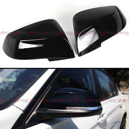 For 2014-2020 BMW F30 F22 F32 F33 Painted Glossy Black Replacement Mirror Covers