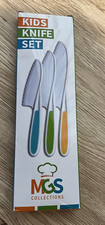 Kids Knife Set of 3 for Cooking Cutting Cakes, Fruits For the NEW Young Cook