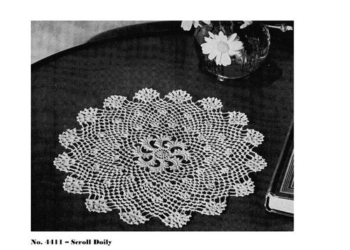 Vintage 1950's Crochet Pattern COPY Doilies lots of patterns (19) in booklet 21 - Picture 4 of 17