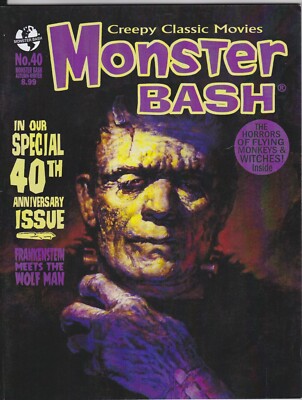 MONSTER BASH MAGAZINE 40 HORROR BASIL GOGOS