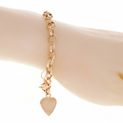 14k Rose Gold Rolo Link Chain 